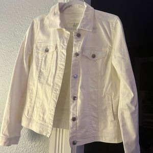 White Jean Jacket